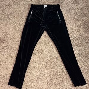 Rag & Bone Black Velour Joggers Size M Lounge Pants